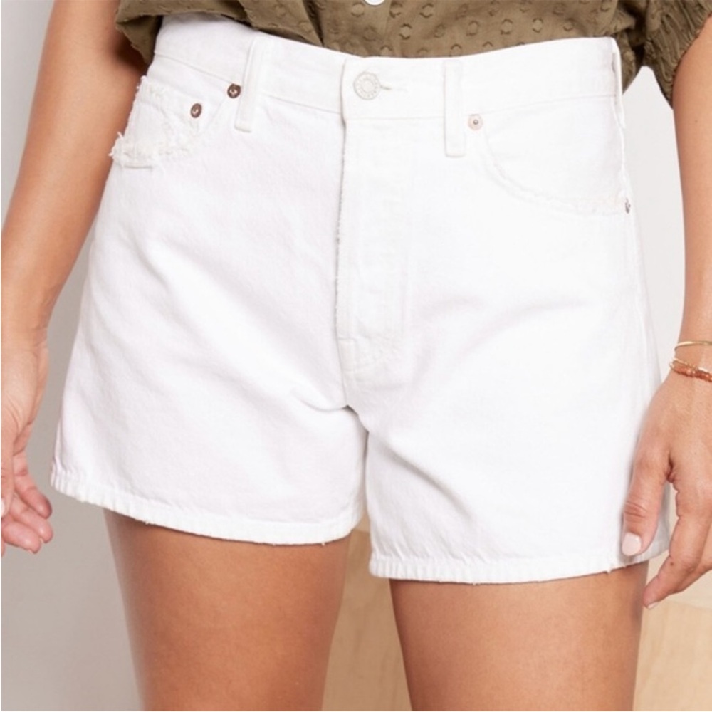 AGOLDE Parker Long Short in Dough